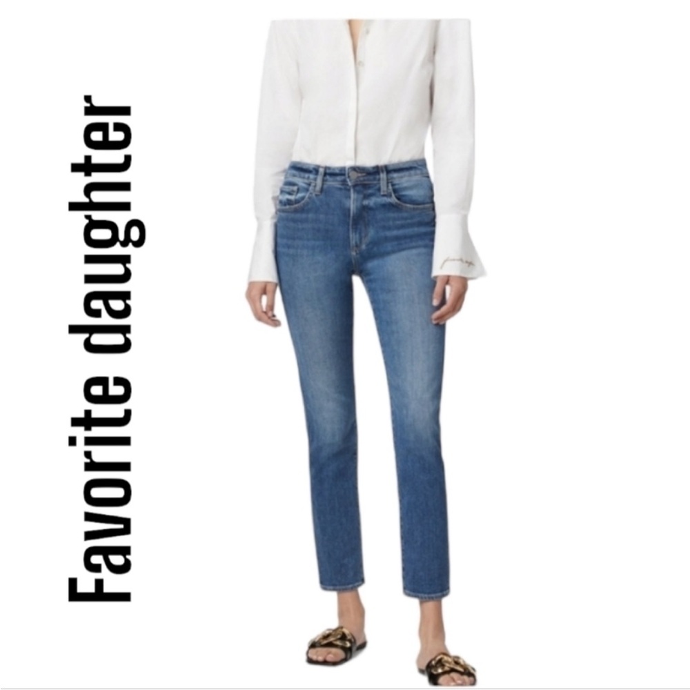 Favorite Daughter The Erin High Rise Slim Straight Jeans Size 28